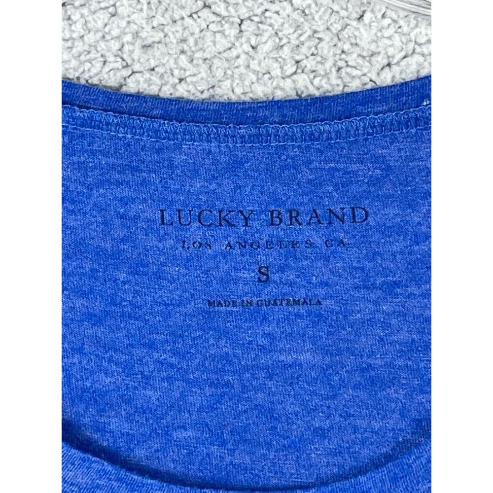 Lucky Brand Freedom Peace Light UP USA Flag T-Shirt Women's S Red White Blue Lot - Picture 9 of 10